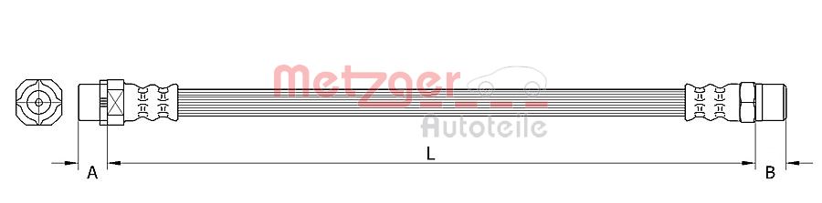 METZGER Gumifékcső 4114081_METZ